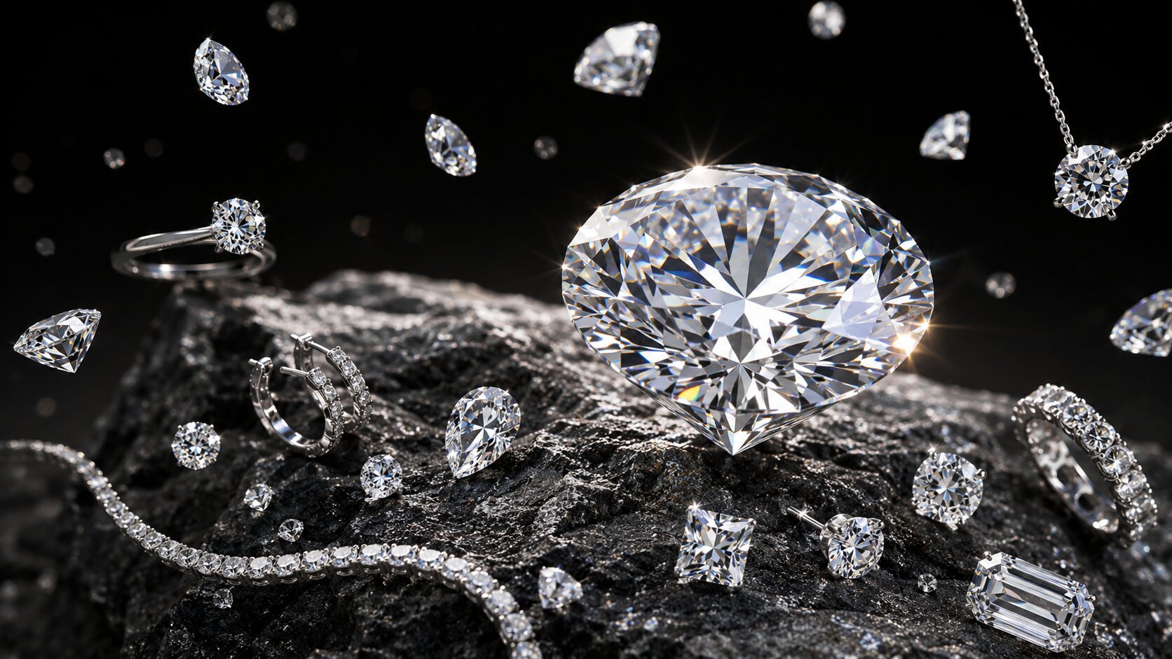 Diamonds and fine jewellery on volcanic rock — Muharrem Çakır, Marmaris